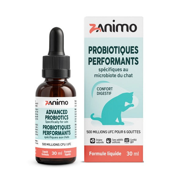 Zanimo Probiotiques performant pour chat 30ml - La boite à Penny