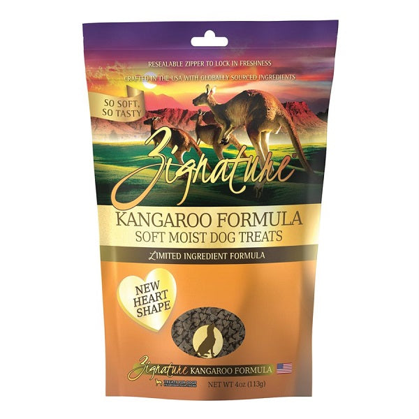 Zignature Gâteries Tendres pour Chiens Kangourou 113g