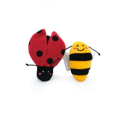 ZippyClaws Coccinelle et Abeille jouet pour chat 2 unités