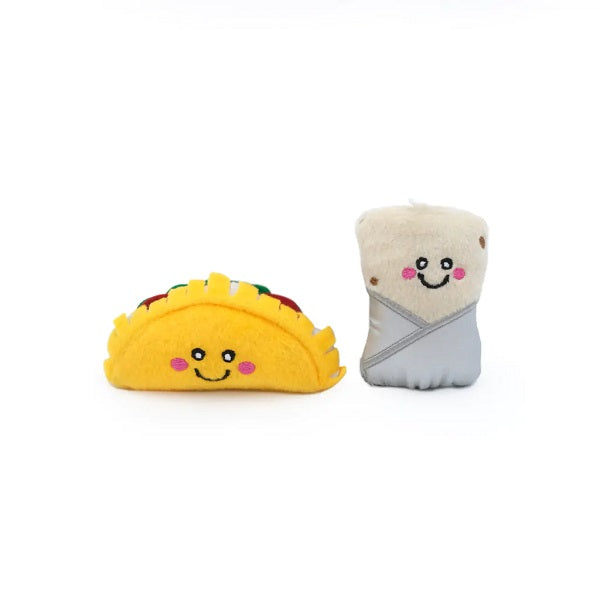 ZippyClaws Taco et Burrito jouet pour chat 2 unités