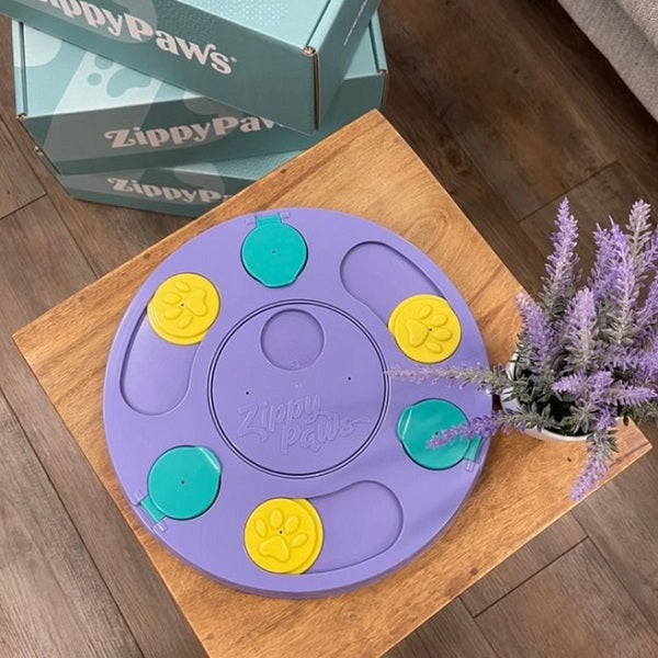 ZippyPaws Bol casse-tête SmartyPaws violet
