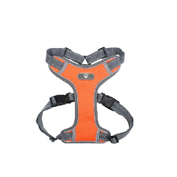 Harnais orange imperméable pour chien petit