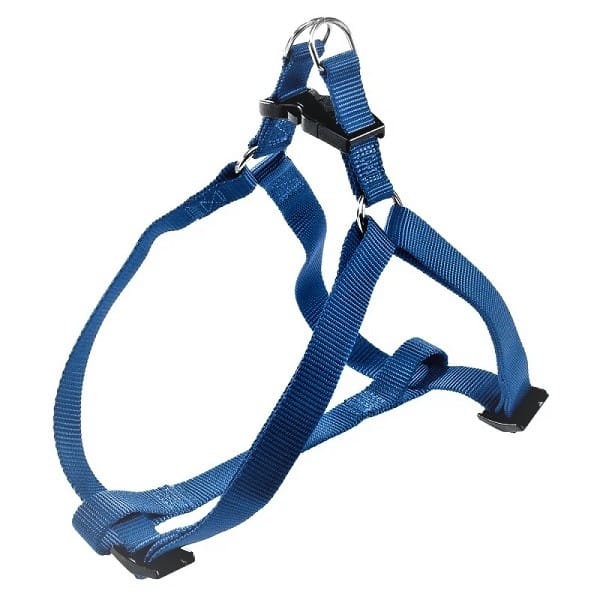 Harnais Hunter Step-in Bleu pour chien Moyen 17-26"