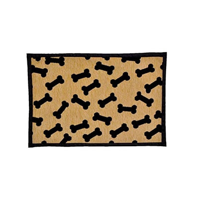 Loving Pet Tapis Bella - Os Dansants Beige 12,5"x19,25"