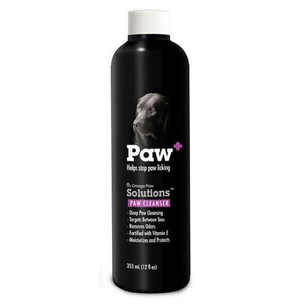 Paw+ Omega Paw Solutions- Nettoyant pour les pattes pour chiens 355ml