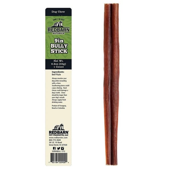 Redbarn Bully Stick de Boeuf 9" Pour Chien